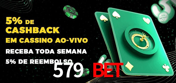 Promoções do cassino ao Vivo 579 Bet